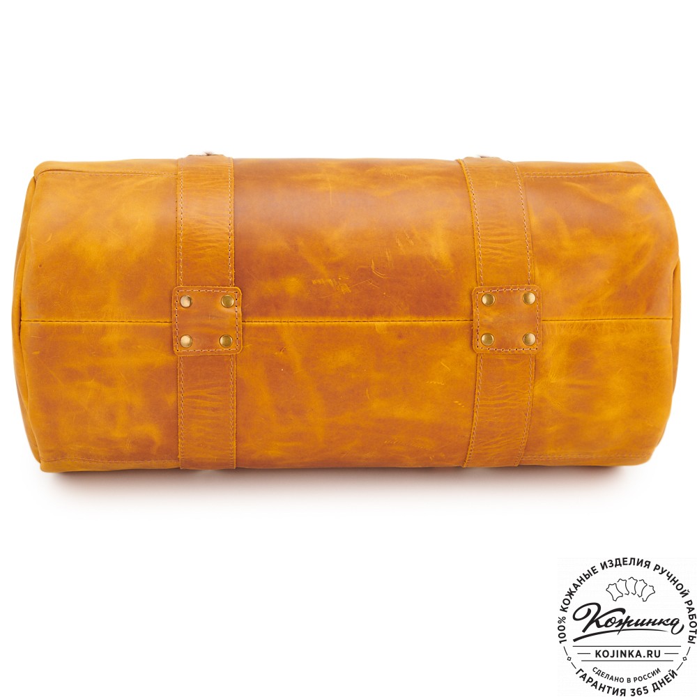 Кожаная сумка "Тайлер" (песочный крейзи)